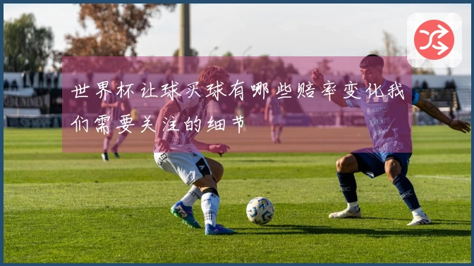 世界杯让球买球有哪些赔率变化我们需要关注的细节