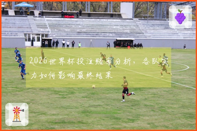 2026世界杯投注赔率分析，各队实力如何影响最终结果