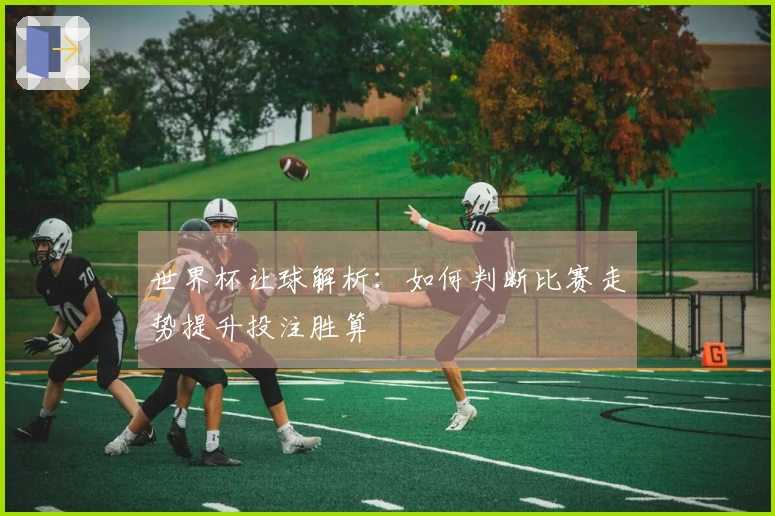 世界杯让球解析：如何判断比赛走势提升投注胜算